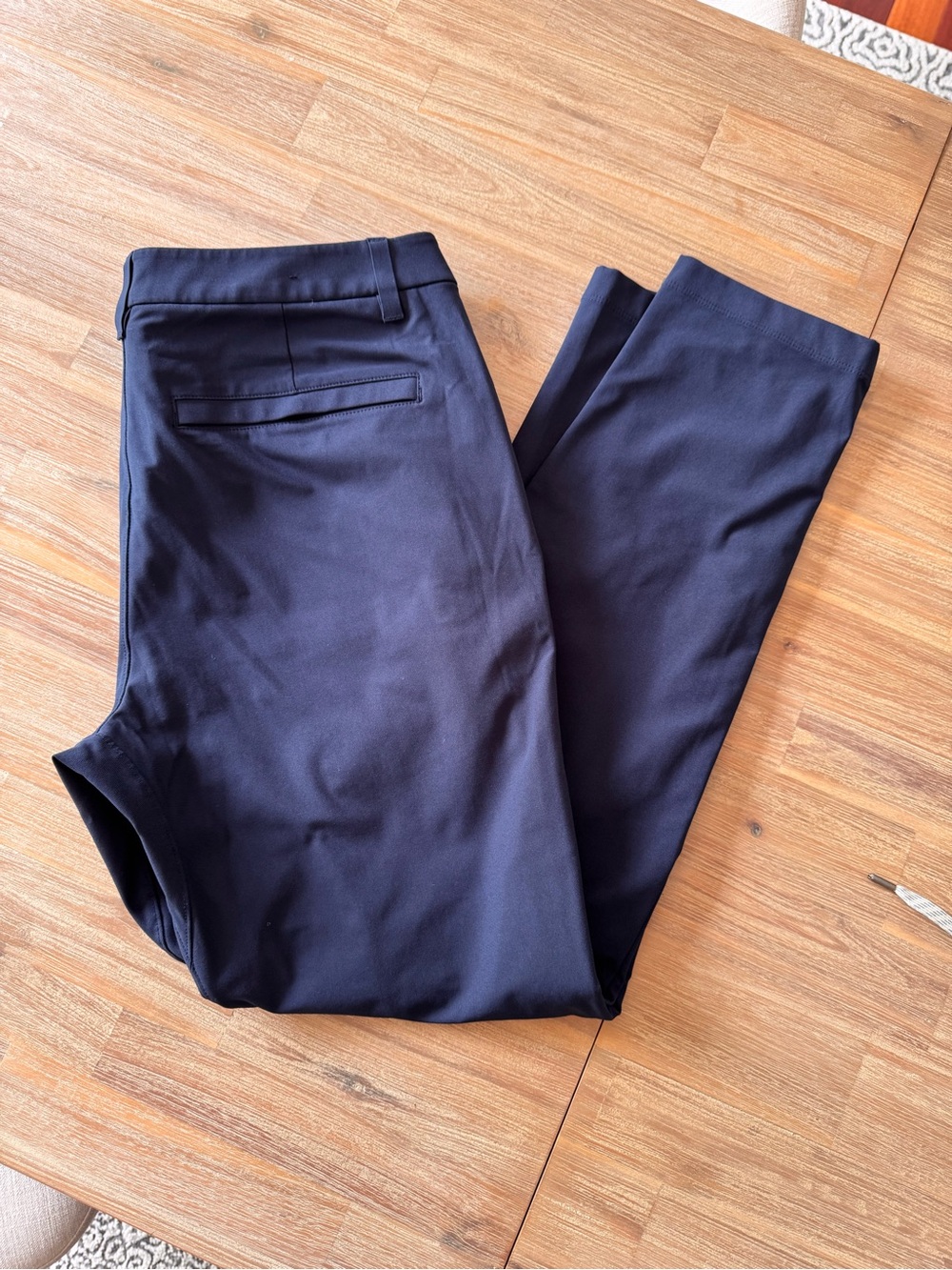 lululemon athletica Men's Navy Dress Pants - Sleek Tailored Style